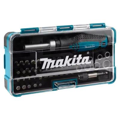 Jogo de Ferramentas 47 Peças com Chave Manual e Bits Azul Makita 47PEÇAS