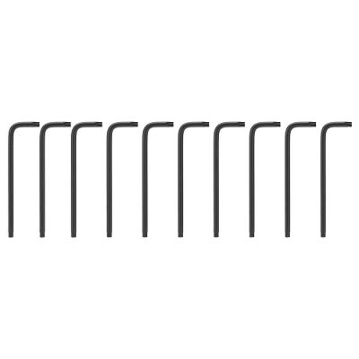 Jogo de Chaves Torx T40 Longa com Guia CRV 52 HRC Aço MTX 10UN