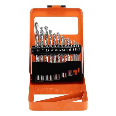 Jogo de Brocas para Metal HSS 2-8mm 13 Peças Perfuração Precisa Prata Sparta Ferramentas 13PEÇAS