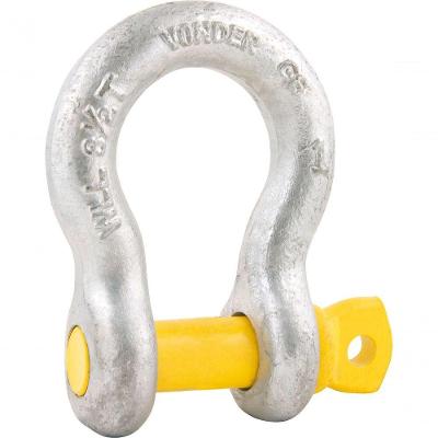 Manilha Curva Pesada Vonder Plus para Cabo de Aço 1-2 Galvanizada Prata 58.6CM