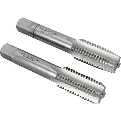 Macho Manual 3-4'' UNC 10FPP Aço Rápido Rosqueamento Preciso 1º e 3º Macho 14CM Nove54