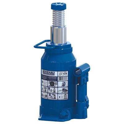 Macaco Garrafa Hidráulico MT15D para Veículos Pesados Elevação 15 Ton Uso Horizontal Bovenau 14,5CM