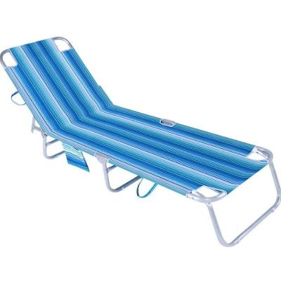 Espreguiçadeira Comfort Assento Oxford Alumínio Dobrável Listrado Belfix 60CM