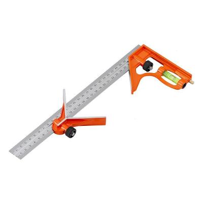 Esquadro Combinado 3236755 Precisão 90° e 45° com Nível Inox Sparta Ferramentas 17CM