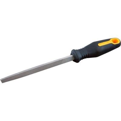 Lima Triangular Murça 8 com Picado Duplo e Cabo Plástico Prata Vonder 203MM