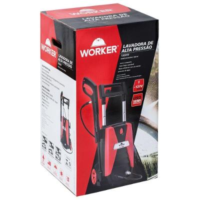 Lavadora de Alta Pressão LW2031 1800W 2031 lb-pol² com Rodas e Alça Ajustável Preto Worker