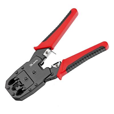 Alicate Crimpador 177339 Crimpa Terminais 4P 6P 8P com Cortador Integrado MTX