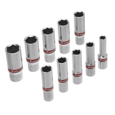 Jogo de Soquetes 135919 Acesso Difícil Aço Crv 10 Peças MTX 8 a 19MM