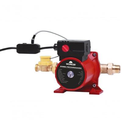 Bomba Pressurizadora Worker 1-2HP 220V com 3 Níveis de Pressão Cinza 18CM 40L-H 100MCA