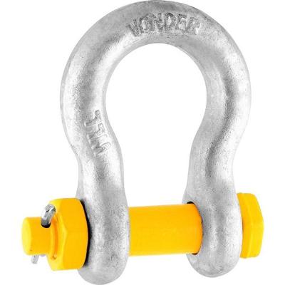 Manilha 3-4 Curva Pesado Galvanizado com P União Segura Prata Vonder 88.9CM 4,75T
