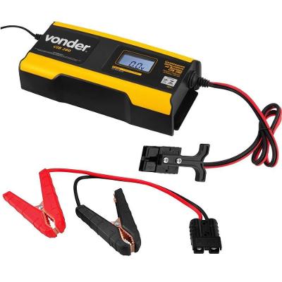 Carregador de Bateria Inteligente CIB 280 12V 45Ah a 300Ah com Proteção e Microprocessador Vonder