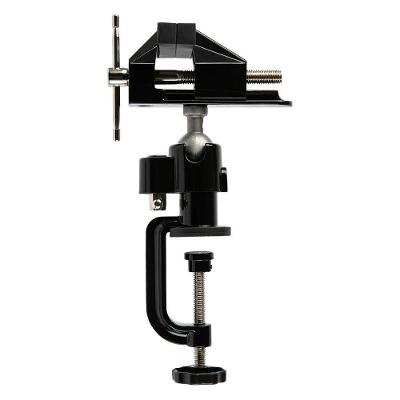 Torno de Bancada MTX 185089 com Suporte para Furadeira e Braçadeira Preto MTX 70MM 55MM