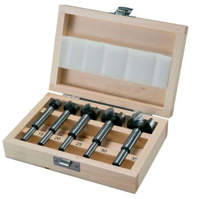 Estojo Makita D-47363 com 5 Brocas Forstner para Perfurações Precisas em Madeira Amadeirado 18CM