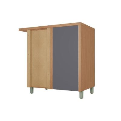 Balcão Cozinha Condessa 1 Porta 1 Prateleira MDF TAMANHO 93cm Titânio