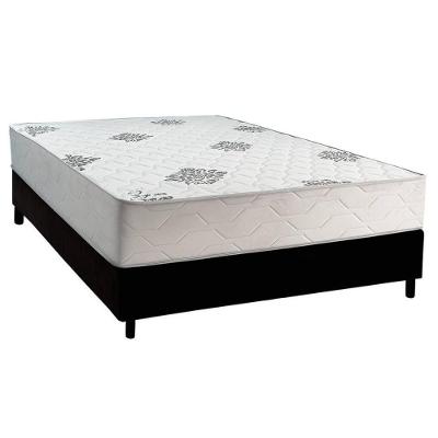 Cama Box Casal Inovaflex Comfort com Colchão Ortopédico D28 Tecido Antiácaro Preto a Costa Rica