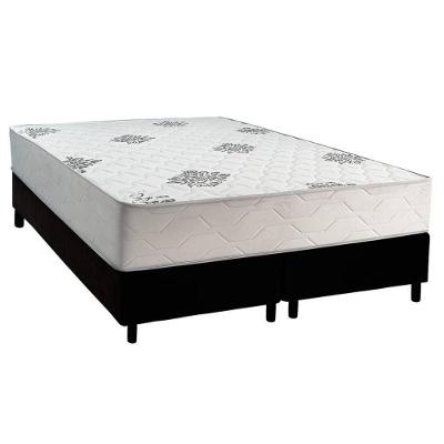 Cama Box com Colchão Queen Comfort Ortopédico Anatômico Tecido Antiácaro Preto a Costa Rica