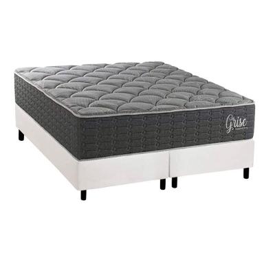 Cama Box com Colchão Casal Kappesberg D40 Anatômico Ortopédico Pillow Top Branco