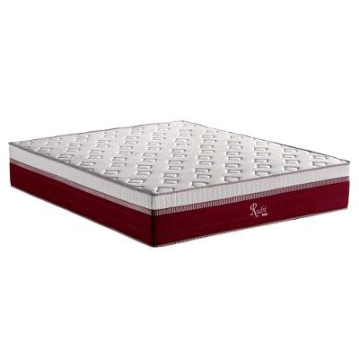 Colchão Casal Mola Ensacada D28 Euro Pillow Rubi One Face 138x188x30CM Bege Colchões Polar