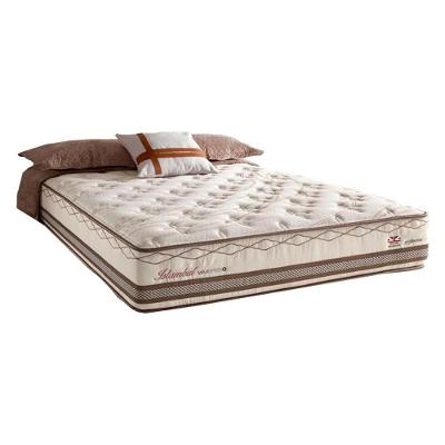 Colchão Queen Molas Maxspring D33 Pillow Top 158x198x33cm Bege Herval