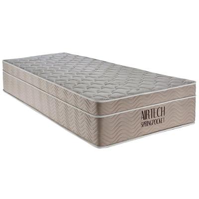 Colchão Solteiro Molas Superpocket D45 Pillow Top Europeu 108x198x35CM Ortobom