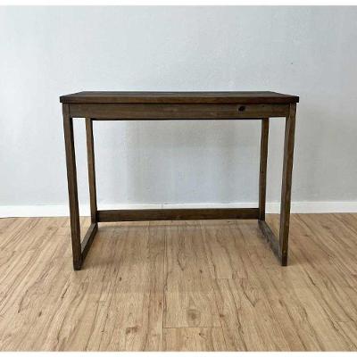 Mesa de Escritório Linea Outros sem Gavetas Madeira Pinus 96CM Tabaco Artfactory Design
