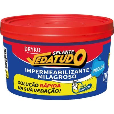 Impermeabilizante IMPERMIL à Base Acrílica para Reparos e Impermeabilização Dryko 0.3kg