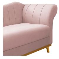 Recamier Vanessa 160cm Lado Esquerdo Suede Rosê Doce Sonho - 5