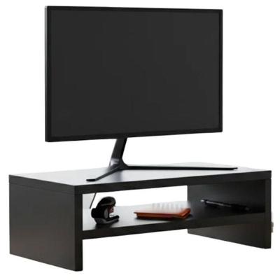 Suporte de Monitor Base Iara Moderno sem Gavetas MDP 40CM Grafite Milani Movelaria