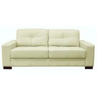 Sofá 2 Lugares Milão 150cm Couro Off White - 1