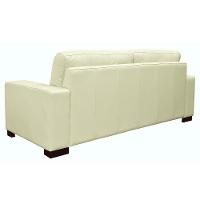 Sofá 2 Lugares Milão 150cm Couro Off White