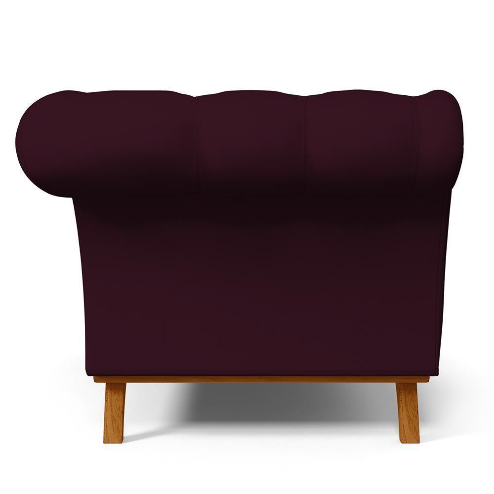 Sofá 2 Lugares Império 150 Cm Veludo Roxo Grape C-292 - 2