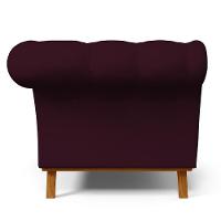 Sofá 2 Lugares Império 150 Cm Veludo Roxo Grape C-292 - 2