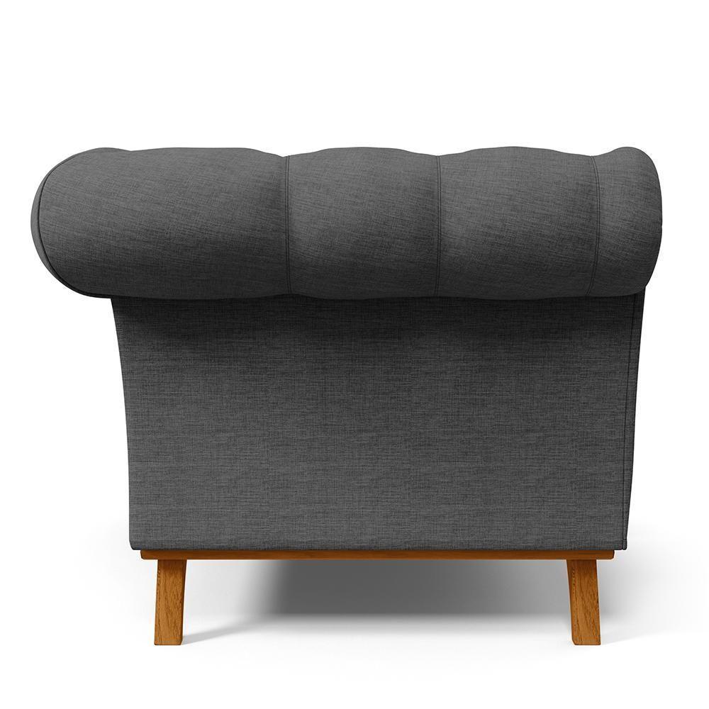 Sofá 2 Lugares Império 150 Cm Cinza Escuro C-416 - 2