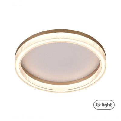 Plafon Hera LED 23W com Tecnologia Switch 3000K 4000K 6000K Autovolt Dourado