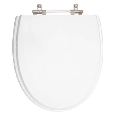 Assento Sanitário Eros Alongado Resina Plástica Parafusado Convencional Branco 40CM