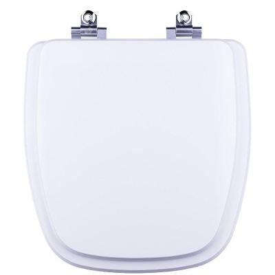 Assento Sanitário Flex Alongado Laqueado Fechamento Suave Branco Pontto Lavabo 40CM