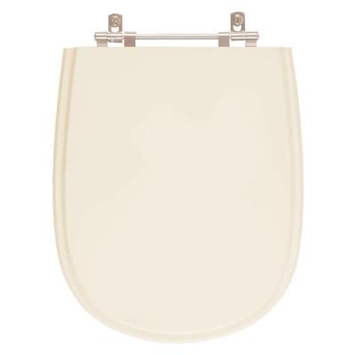 Assento Sanitário Paris Alongado Resina Plástica Parafusado Convencional Bege 40CM Pontto Lavabo