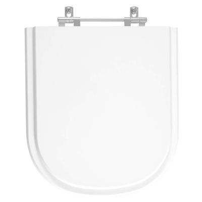 Assento Sanitário Flox Alongado Resina Plástica Parafusado Convencional Branco Pontto Lavabo 40CM