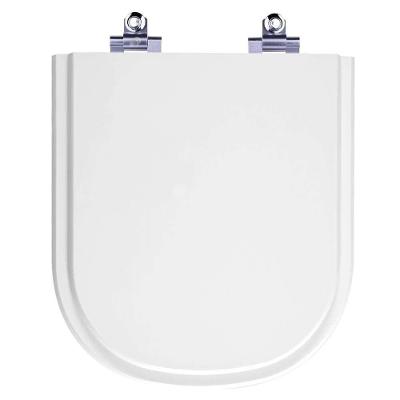Assento Sanitário 6lpf Square Polipropileno Laqueado Fechamento Suave Branco Pontto Lavabo 40CM