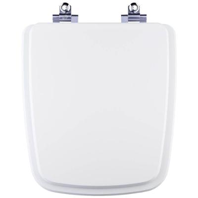 Assento Sanitário Clean para Vaso Deca Alongado Resina Plástica Parafusado Fechamento Suave Branco