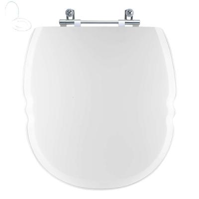 Assento Sanitário Massima Alongado Resina Plástica Parafusado Convencional Branco 40CM