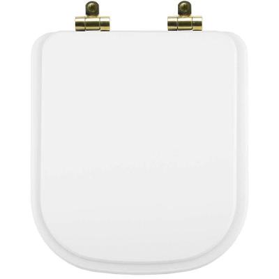 Assento Sanitário Piano para Vaso Deca Alongado Resina Plástica Parafusado Fechamento Suave Branco