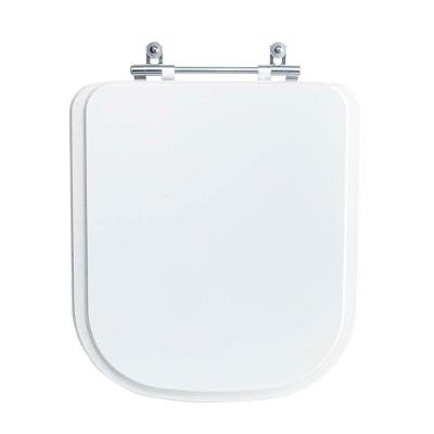 Assento Sanitário Gap Alongado MDF Laqueado Convencional com Calços Branco Pontto Lavabo 40CM