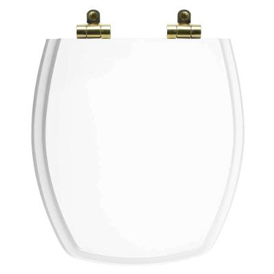 Assento Sanitário Thema Oval Polipropileno Soft Close Branco Pontto Lavabo 40CM