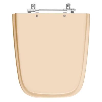 Assento Sanitário Aero Visone Alongado Resina Plástica Parafusado Convencional Bege Pontto Lavabo