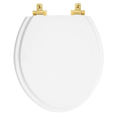 Assento Sanitário Oval Polipropileno Parafusado Fechamento Suave Branco Pontto Lavabo 40CM