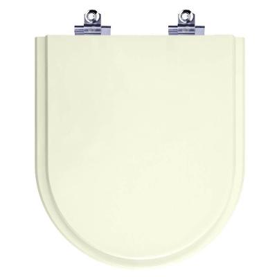 Assento Sanitário Smart Pergamon Alongado Polipropileno Parafusado Fechamento Suave Bege Pontto