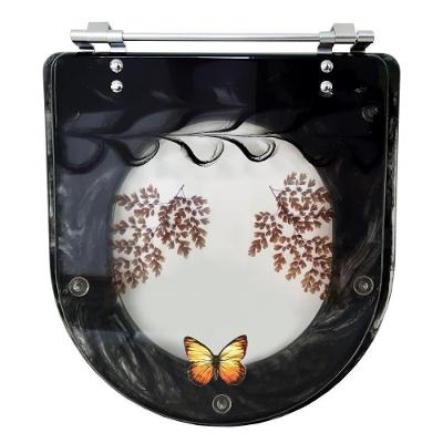 Assento Sanitário Calypso Alongado Resina Plástica Parafusado Convencional Preto Pontto Lavabo 40CM