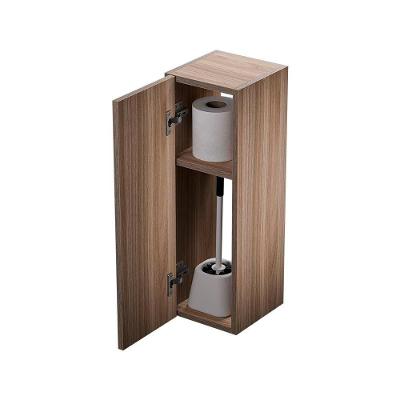 Armário Multiuso Safira com Porta 1 Porta MDP 20CM Marrom Mercado das Prateleiras