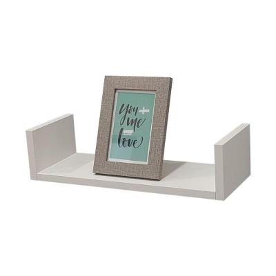 Prateleira U sem Porta 1 Prateleira MDP 40CM Branco Mercado das Prateleiras
